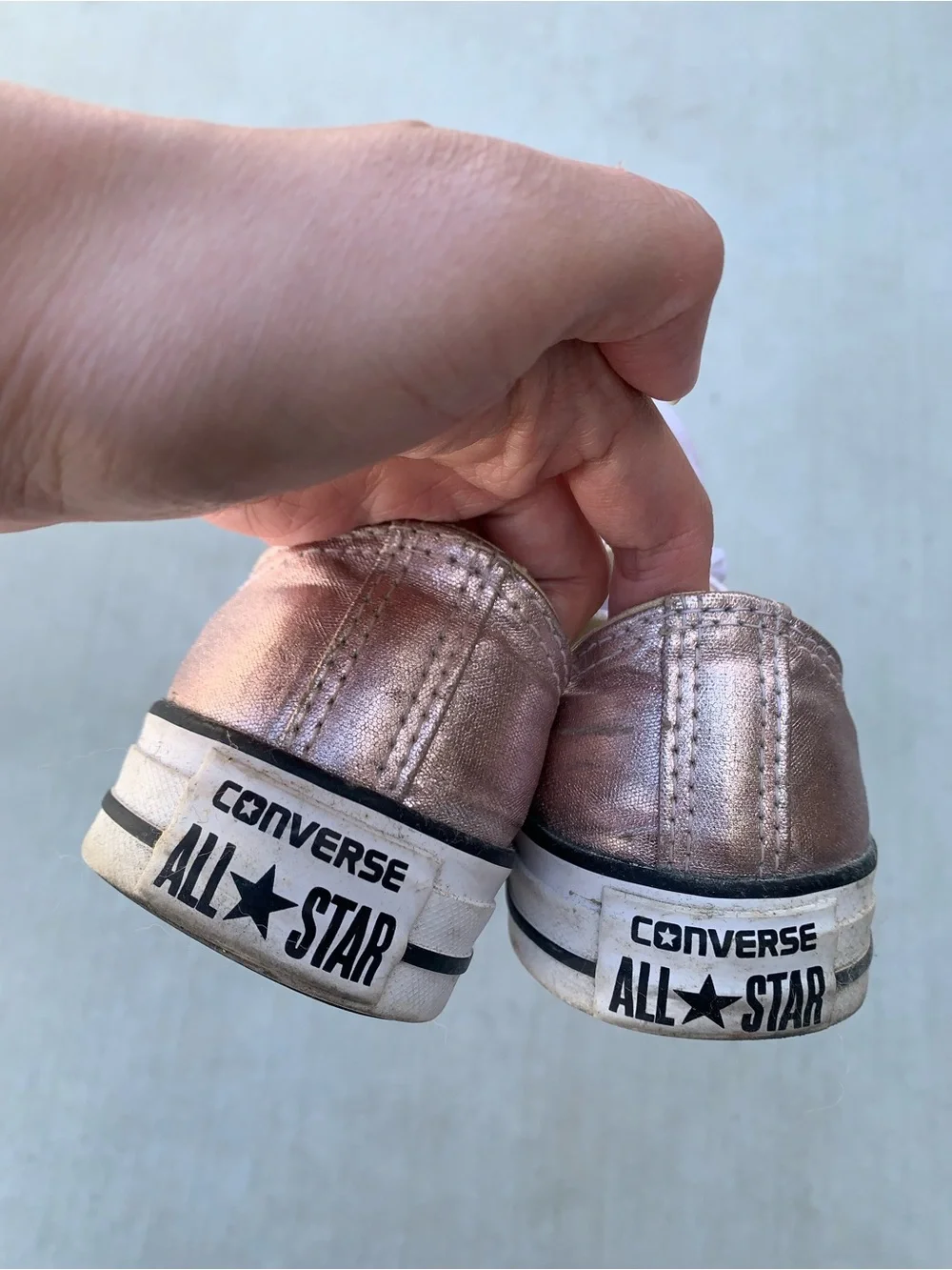 Converse Shiny Pink Sneakers